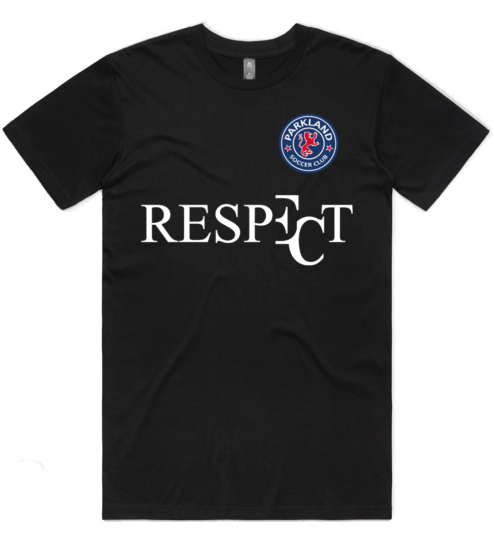 EC RESPECT PARKLAND BLACK AND WHITE T-SHIRT