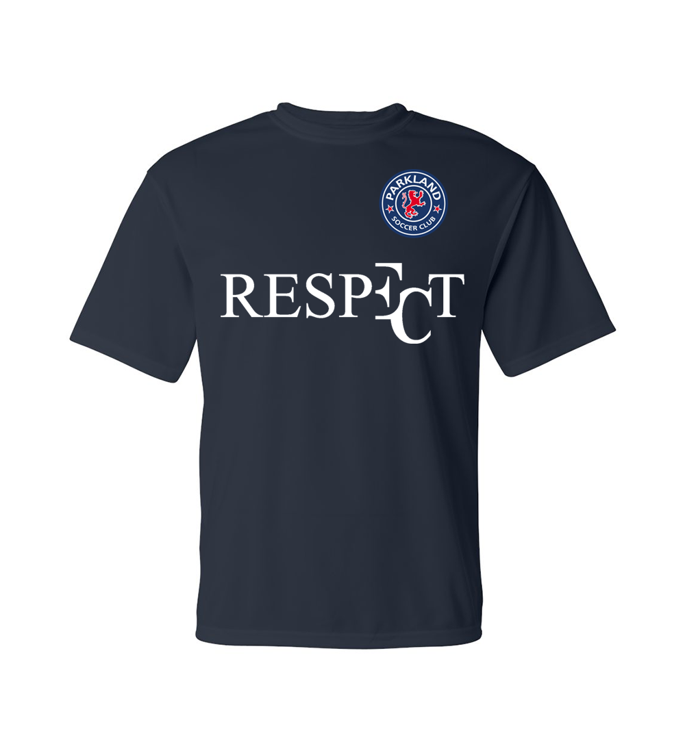 EC RESPECT PARKLAND NAVY AND WHITE SHORT SLEEVE DRIFIT