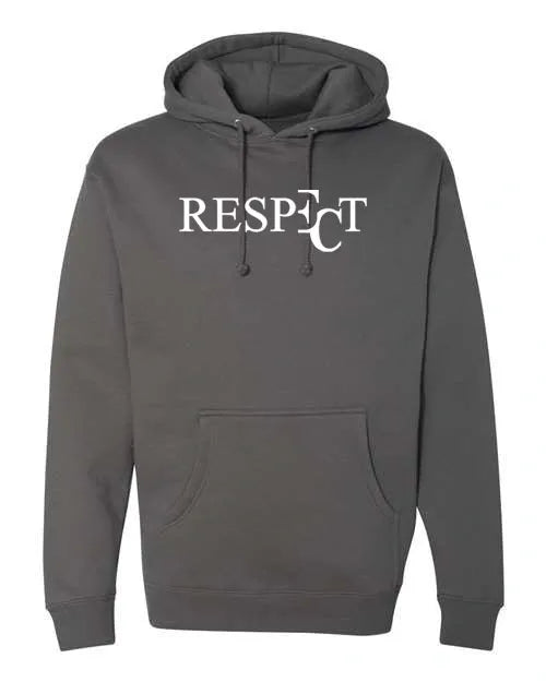 EC RESPECT CHARCOAL AND WHITE HOODIES