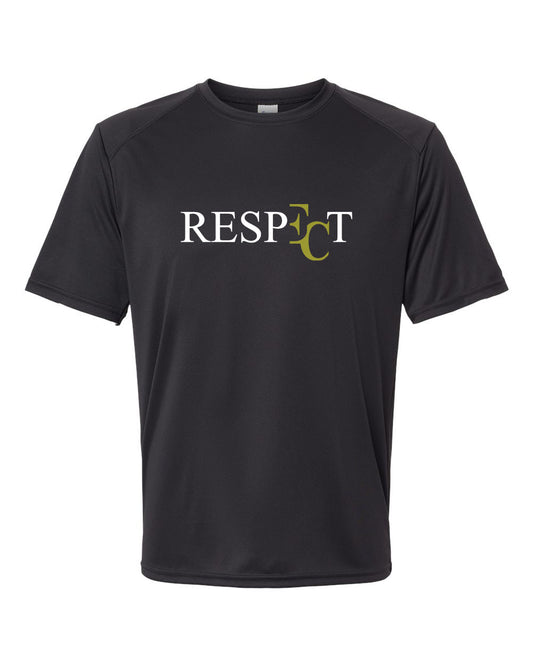 EC RESPECT BLACK AND WHITE AND GOLD SHORT SLEEVE DRIFIT