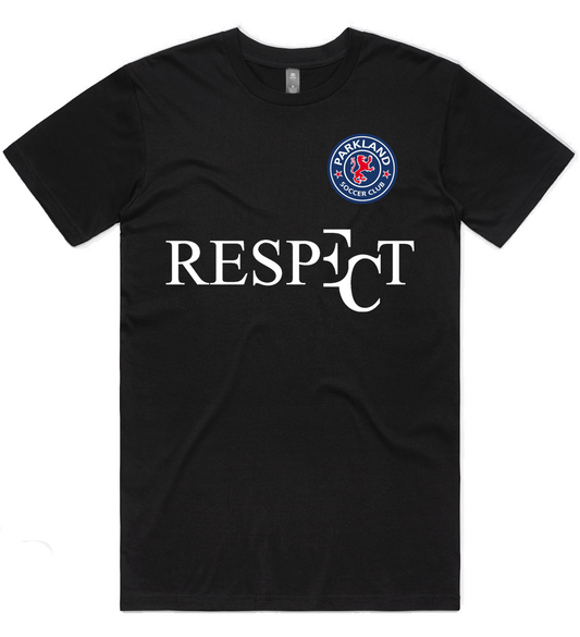 EC RESPECT PARKLAND BLACK AND WHITE T-SHIRT