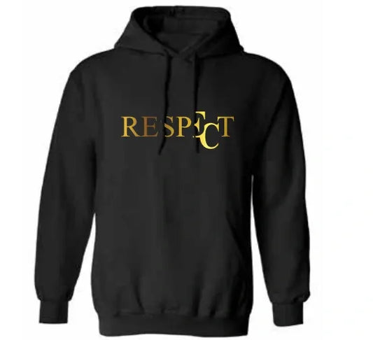 EC RESPECT BLACK AND GOLD HOODIES