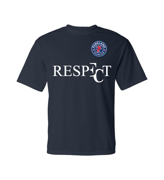 EC RESPECT PARKLAND NAVY AND WHITE SHORT SLEEVE DRIFIT