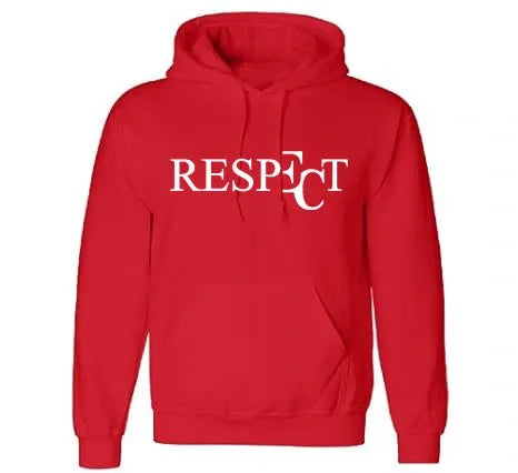EC RESPECT RED AND WHITE HOODIES