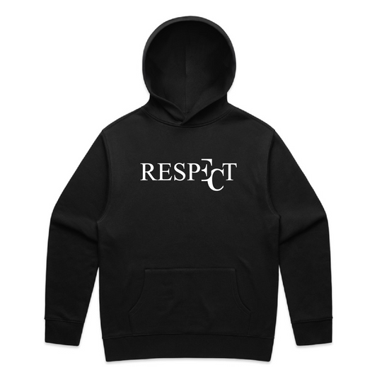 EC RESPECT BLACK AND WHITE PREMIUM HOODIE