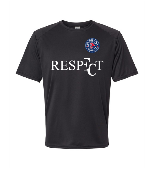 EC RESPECT PARKLAND YOUTH BLACK AND WHITE DRI FIT SHIRT