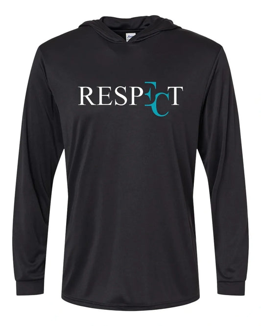 EC RESPECT BLACK AND TEAL AND WHITE LONG SLEEVE DRIFIT
