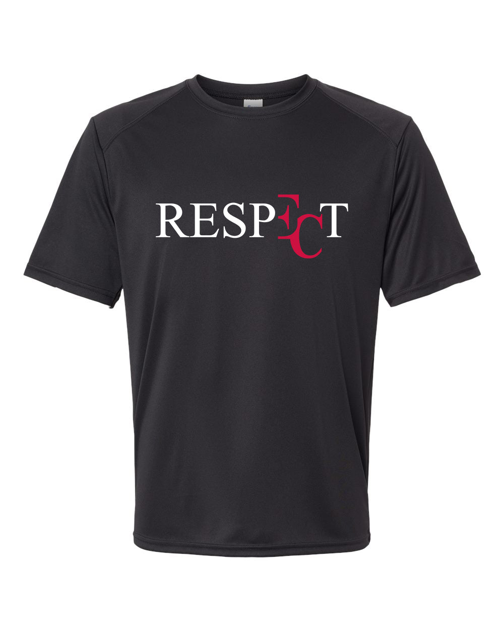 EC RESPECT BLACK WHITE AND RED SHORT SLEEVE DRIFIT