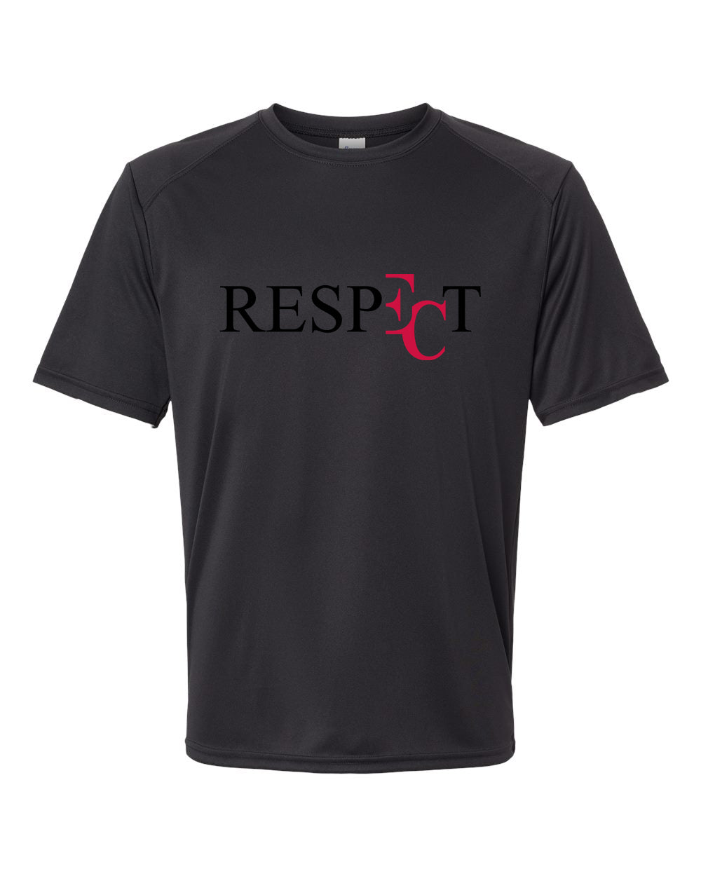 EC RESPECT BLACK AND RED SHORT SLEEVE DRIFIT