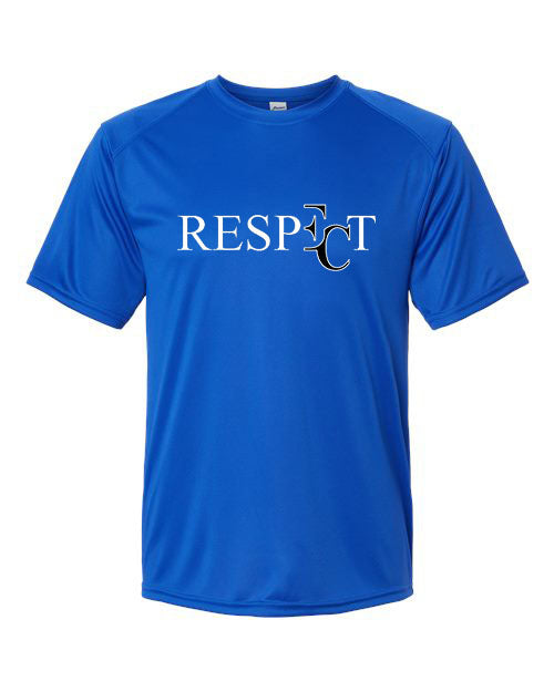 EC RESPECT ROYAL BLUE AND WHITE AND BLACK SHORT SLEEVE DRIFIT