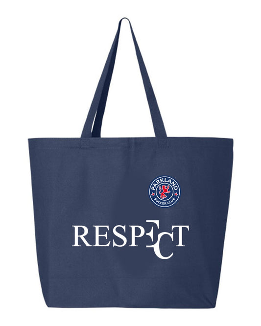 EC RESPECT PARKLAND NAVY TOTE BAG