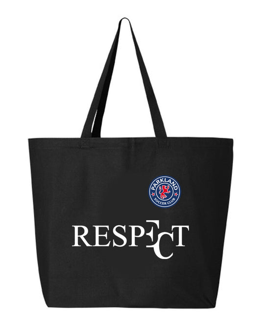 EC RESPECT PARKLAND BLACK TOTE BAG